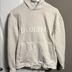 lululemon athletica Men's Beige Hoodie